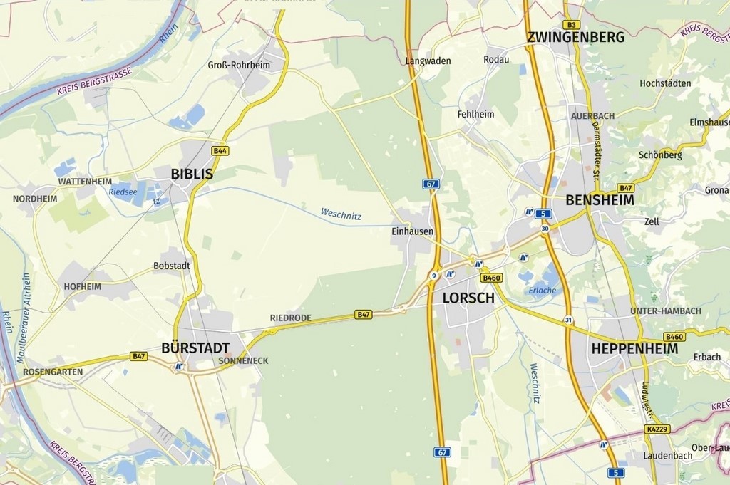 Region Biblis - Bürstadt - Bensheim